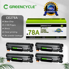 4 Pack 2100 Page CE278A 78A Black Toner for HP P1560 P1566 P1606dn M1536dnf MFP picture