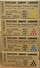 Ricoh Genuine Toner Black /Yellow/Cyan/Magenta For Ricoh P C600 Set 3/4 sealed picture