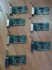 Lot of 7 Broadcom 5719 Quad-Port 1GB RJ-45 PCIe Network Adapter Dell IBM picture