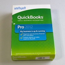 Quickbooks Pro 2012 Full Retail for Windows UNTESTED SELLING AS-IS picture