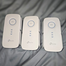 TP-LINK RE650 AC2600 Dual-Band 2.4/5GHz MU-MIMO Wi-Fi Extender Lot of 3 picture