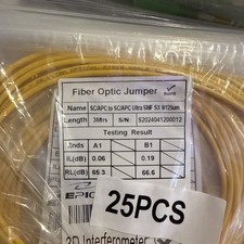 Lot Of (175) - Length 3m - Sc/apc To Sc/apc  Ultra Smf Sx 9/125um- Finer Optic picture