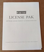 Vtg 1991 VAX VMS Digital DEC Equipment License PAK Key Certificates w/Folder H picture