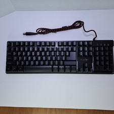 Sky Tech Skytech Illuminated Light Up Mechanical Gaming Keyboard K 1000 Tested. picture