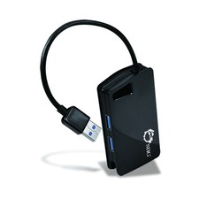 SIIG JU-H30812-S1 SuperSpeed USB 3.0 4-Port Hub High Speed Compact Adapter picture