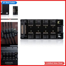 8 Port PWM Fan Hub Magnetic 4 Pin SATA 54W 24W Short Circuit Protection PC Case picture