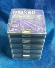 5X Maxell DLTtape IV 40GB Data Cartridge Tapes – Sealed/Unopened picture