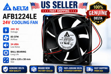 Delta AFB1224LE 24V 120x120x38mm Ball Bearing Cooling Fan 120mm 85CFM Low Noise picture