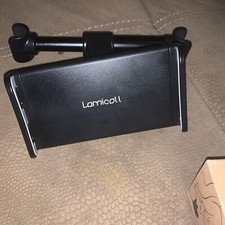 Lamicall Car Tablet Holder, Headrest Mount - Universal 360 Rotating Black picture