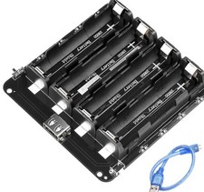 1865O Battery Holder Li-ion Battery with 4-Compartment Support Micro USB... picture