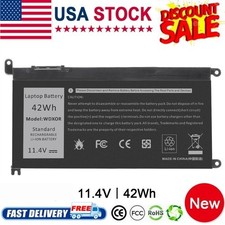 42WH WDXOR 11.4V Battery Replace for Dell Inspiron 13 7378 13 5000 5378 5368 15 picture