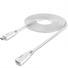 TUSITA Power Extension Cable (20Ft/6M) - USB C,Male to Female picture