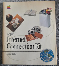 Vintage 1995 Apple Internet Connection Kit ~ Getting Started ~ Macintosh Manual picture