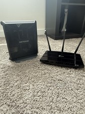 NETGEAR C7000v2 AC1900 Cable Modem Router + TP-Link Archer A7 AC1750 WiFi Router picture