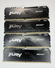 Kingston Fury Beast 32GB (4x8GB) Ram DDR4 KF432C16BBA/8 picture