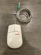 Vintage Compaq Ball Mouse MUS9J N Two Button Vintage Retro picture