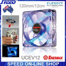 ENERMAX Everest Silence UCEV12 120mm Twister Bearing Blue LEDs Cooling Case Fan picture