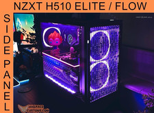 NZXT H510 Elite ATX Mid Tower Case Black Tempered Glass Side Panel (HEX VERSION) picture