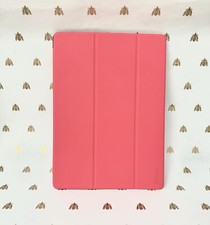 Zeox iPad Pro 12.9” Slim Case NEW Fun Hot Coral Pink Smart Wake & Sleep Feature picture