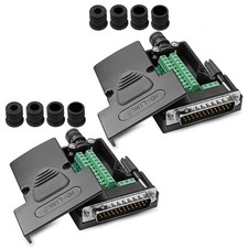 2PCS DB25 Solderless RS232 Serial to 25 pin Terminal Adapter picture