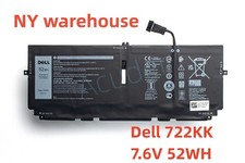 722KK Battery For XPS 13 9310 9300 9380（2020）0WN0N0 02XXFW FP86V P117G002 P117G picture