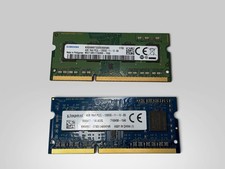 Lot Of 2 / 8GB (2x4GB) 1Rx8 PC3L Mixed brands Laptop RAM (M471B5173DB0-YK0) picture