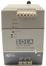 SOLA Emerson SDN 20-24-100C Power Supply 24VDC 20A Parallel Output 100-240VAC  picture