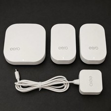 eero Pro B010001 and 2x Beacon D010001 2nd Generation Mesh Router - White picture