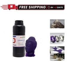 Cast 3D Printer Castable Resin - 500g Purple, Ideal for Jewelry & Metal Parts picture