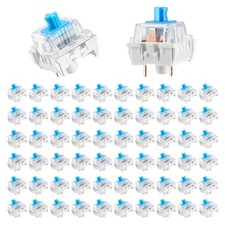 Leezmark 60 Pcs Mechanical Keyboard Switches, 3-Pin Key Switches Keyboard Cli... picture