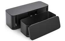 Paquete de 2 cajas organizadoras de cables, organizador de cables apto para masc picture
