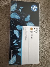 Genuine HP 728 Yellow 300 ml DesignJet Ink Cartridge (F9K15A) picture