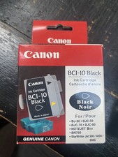9 Genuine Canon BCi-10 2-Pk Boxes  Black Ink Cartridges FACTORY SEALED picture
