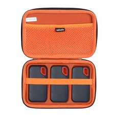 Hard Case for SanDisk 500GB / 250GB / 1TB / 2TB Extreme Portable SSD (Black+O... picture