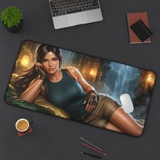 Lara Croft Tomb Raider Extended Gaming Desk Mat Mouse Pad for PC picture