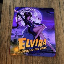 Blue Elvira Mistress of the Dark in Cemetery Mouse Pad picture