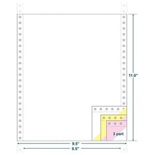 Sparco 01385 Computer Paper, 3 Part, 9-1/2-Inch x11-Inch, 1200/CT, WE/CA/PK picture