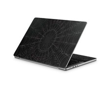 Spider Web Laptop Skin Cover Wrap for MacBook Pro Air - Black & Red Web Vinyl picture