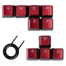 10Keys Corsair Red Backlit Keycaps Replacement for Cherry Key Switches Gaming picture