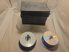 Lot of 68 Blank DVD+R Discs (40 Sony, 28 TDK) with 25 CD Cases picture