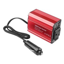 150W Car Power Inverter DC 12V to AC 110V with 3.1A Dual USB Charging Ports, picture
