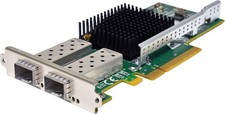 Silicom PE210G2SPI9A-XR-CX1 V:1.8 Dual Port 10GE PCIe x8 Network Adapter LP picture