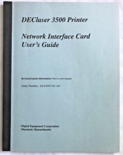 DEC / Digital Equipment - DEClaser 3500 - Network Interface Card User's Guide picture