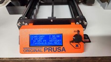 Multi-Color LCD Cover for Prusa MK3/S/S+ | Orange & Dark Blue Upgrade picture