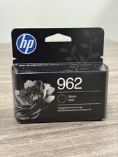 HP 962 Black Original Ink Cartridge, 1000, 3HZ99AN#140 New Sealed picture