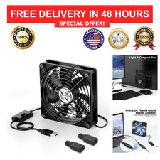 ELUTENG 120mm USB Computer Fan 5V PC Cooling Fan 3 Adjustable Speeds picture