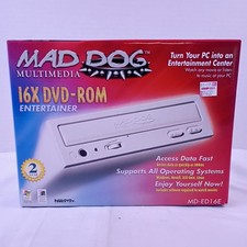 Mad Dog Multimedia Entertainer 16X DVD-Rom Drive MD-ED16E New in Box picture