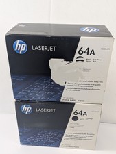 2X GENUINE HP 64A Black Toner Cartridge CC364A for P4014 P4015 P4515  SEALED BOX picture