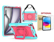 For iPad (A16) 11th Gen 11 Inch (2025) Case Shockproof Rugged Cover 360 Rotating picture