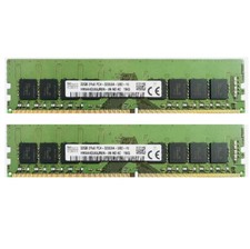 Hynix 64GB 2X32GB DDR4 3200MHz PC4-25600 2RX8 UDIMM Memory Ram HMAA4GU6AJR8N-XN picture
